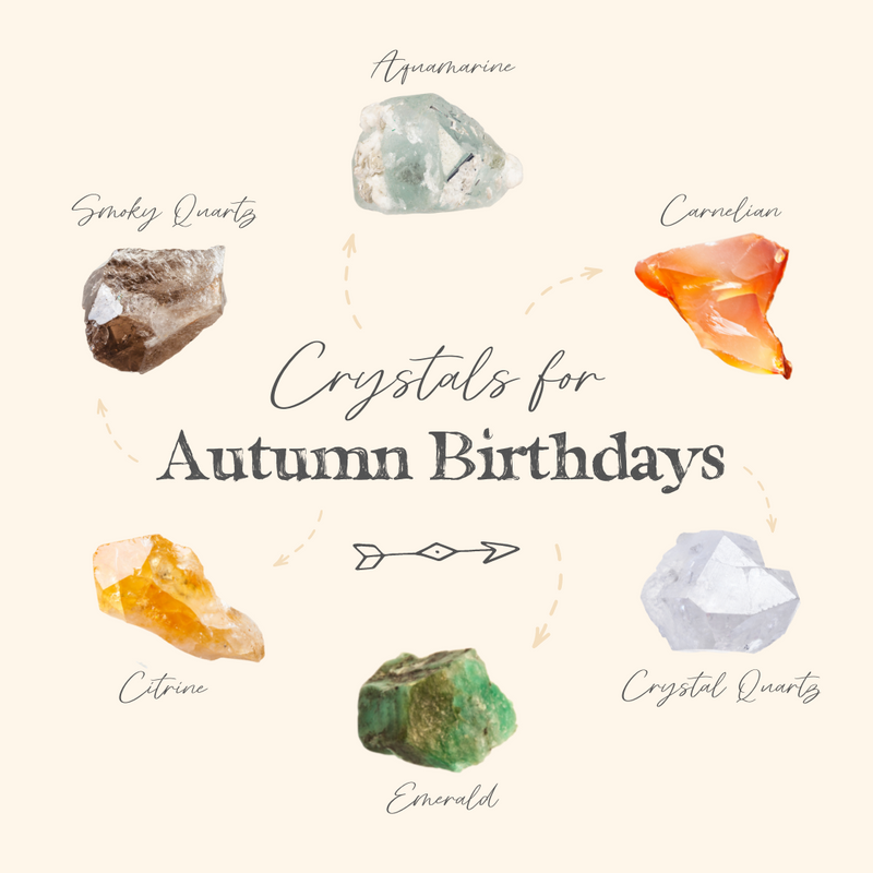 Celebrate Mother Nature’s Ever-Changing Beauty With These Crystals For Autumn Birthdays! 🧡
