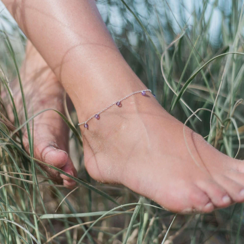 Amethyst Anklets