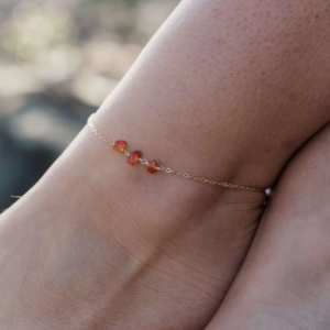 Carnelian Anklets