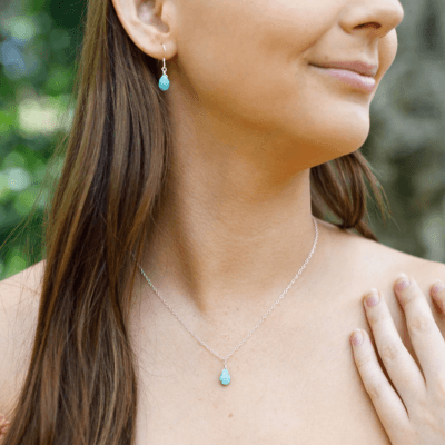 Earrings & Necklace Sets - Luna Tide Handmade Crystal Jewellery