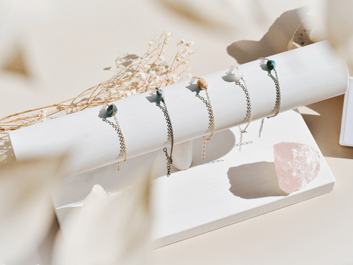 Handmade genuine gemstone crystal jewellery made to order | Luna Tide