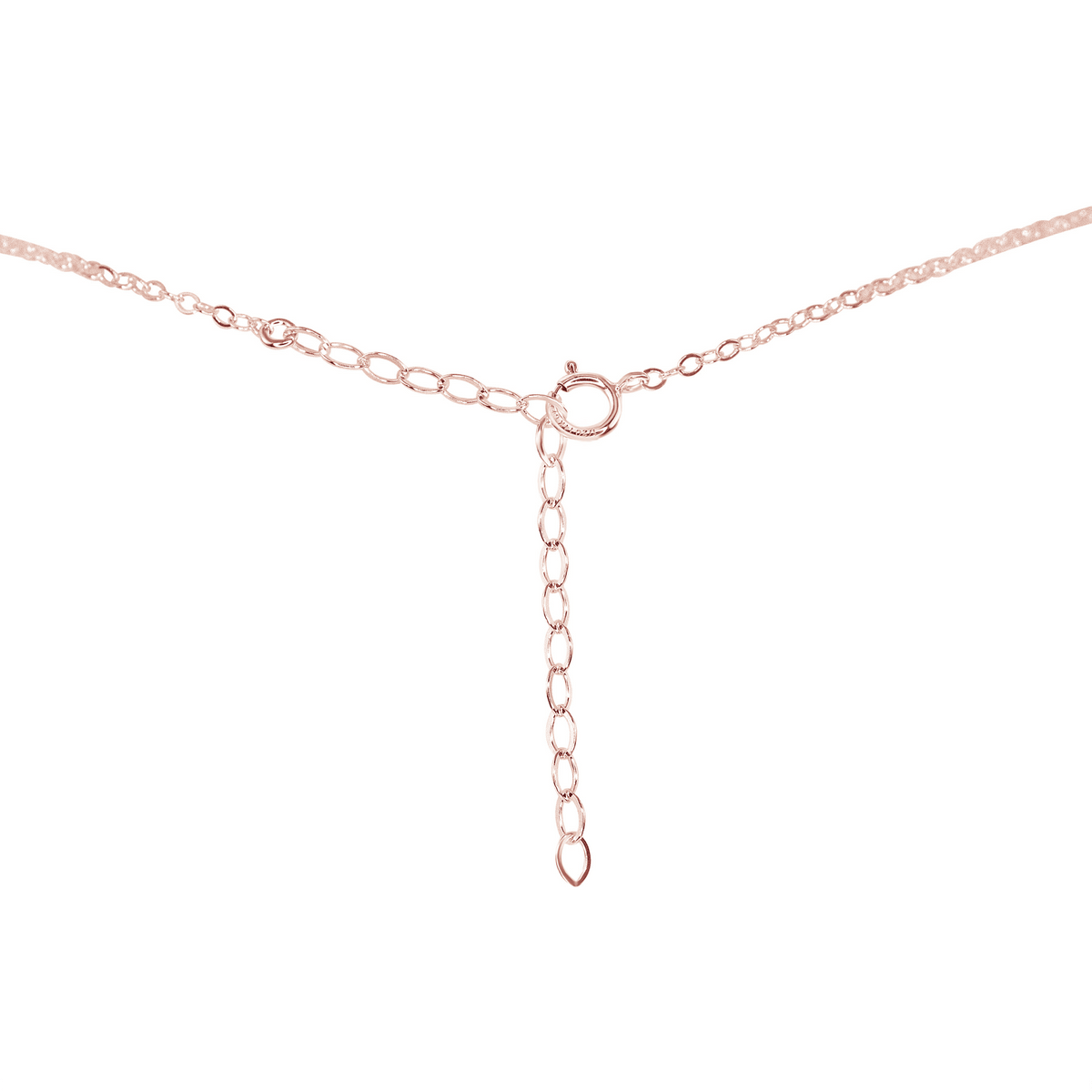 Garnet Boho Lariat Necklace