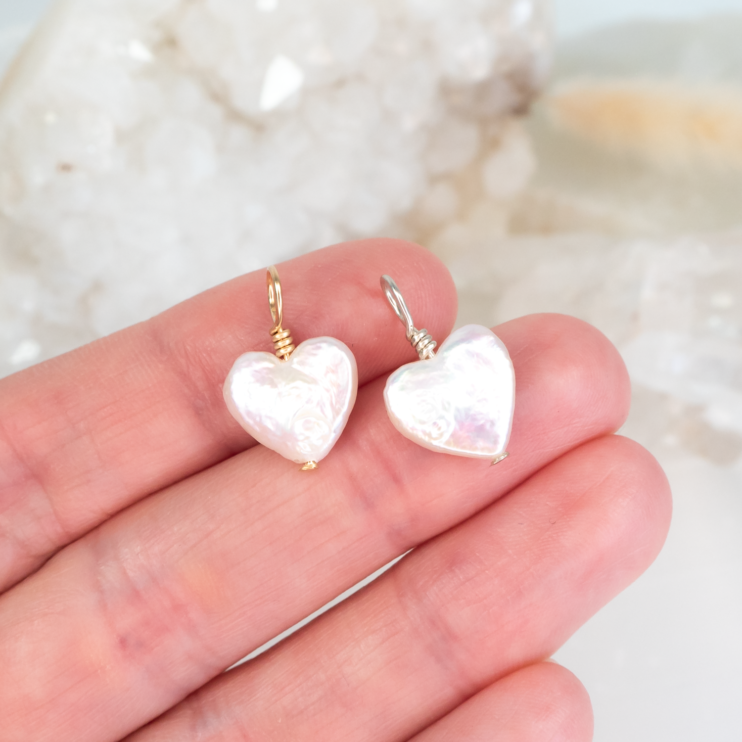 Freshwater Pearl Heart Pendant