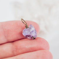 Imperfect Raw Crystal Nugget Pendant