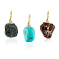Protection & Grounding Raw Crystal Pendant Bundle - Protection & Grounding Raw Crystal Pendant Bundle - 14k Gold Fill / Pendants only (no chain) - Luna Tide Handmade Crystal Jewellery