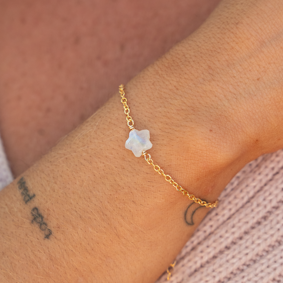 Custom Little Crystal Star Bracelet