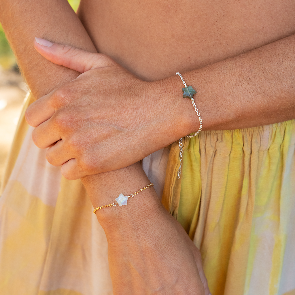 Custom Little Crystal Star Bracelet