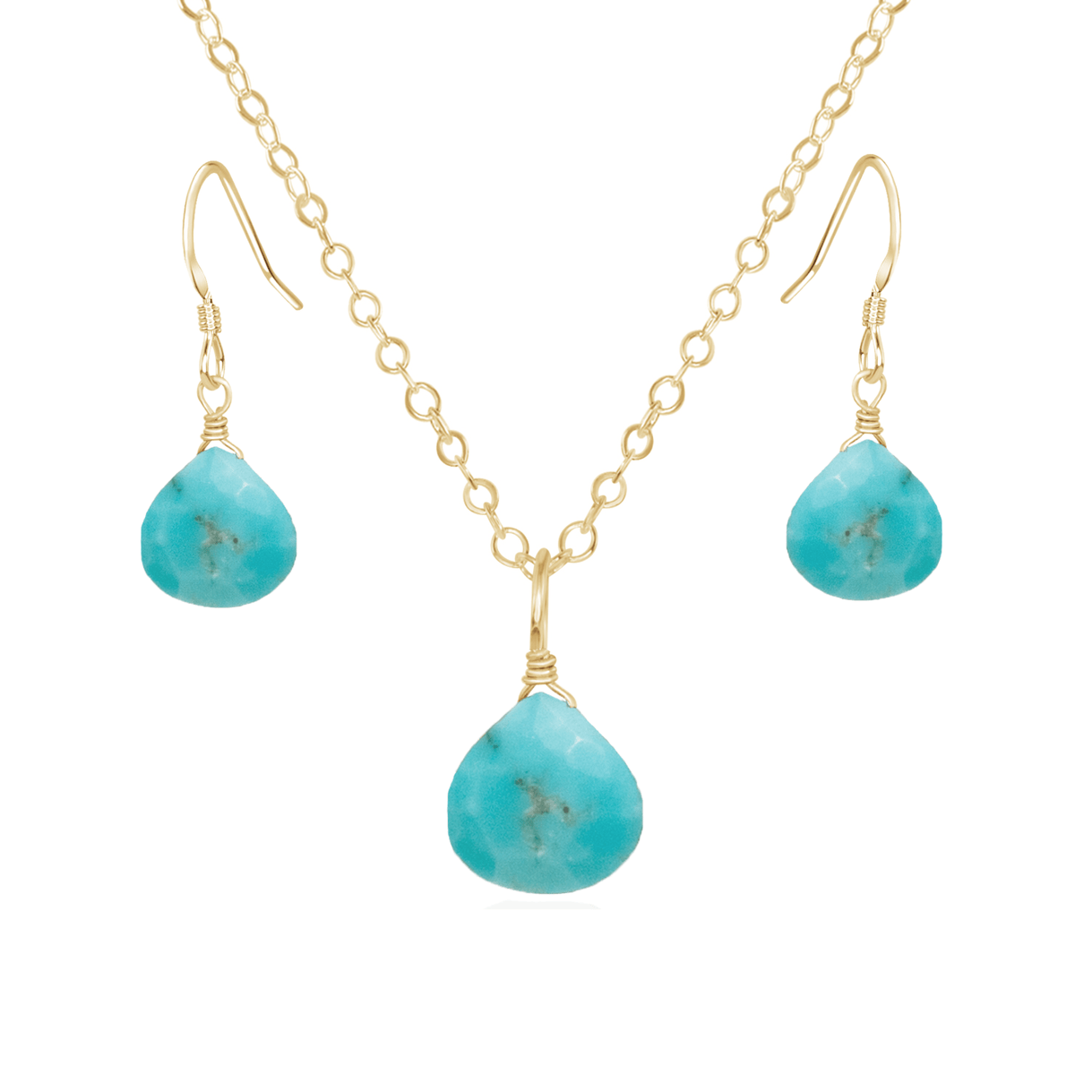 Turquoise on sale jewelry set