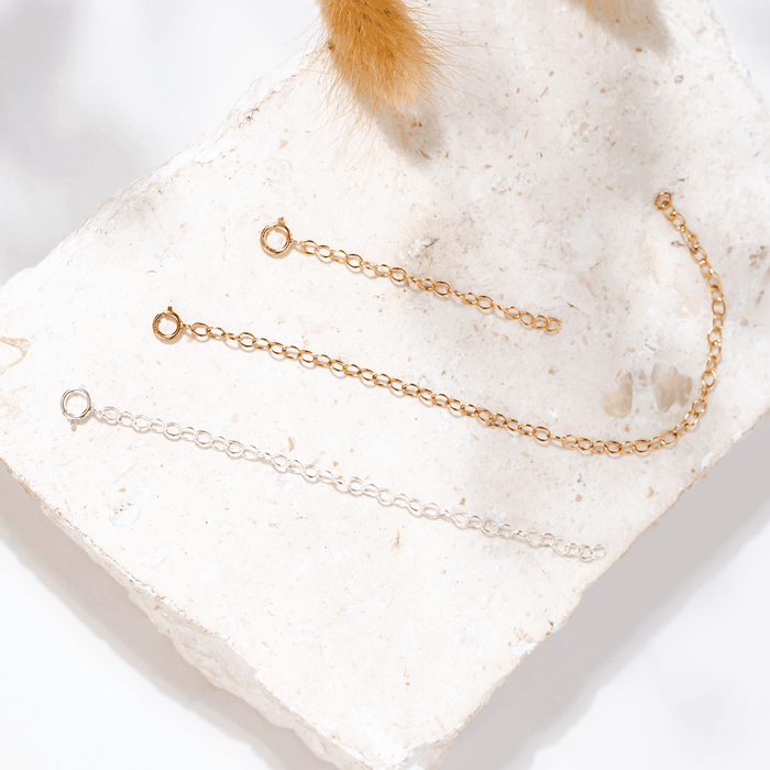 Additional Necklace Extender - Additional Necklace Extender - 14k Gold Fill / 5cm / 2-inches - Luna Tide Handmade Crystal Jewellery