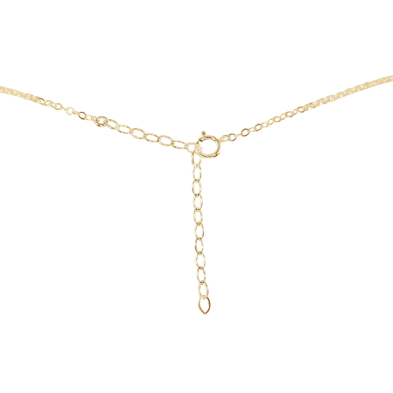 Amethyst Gemstone Chain Layered Choker Necklace - Amethyst Gemstone Chain Layered Choker Necklace - Sterling Silver - Luna Tide Handmade Crystal Jewellery