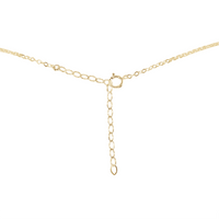 Aquamarine Beaded Chain Choker Necklace - Aquamarine Beaded Chain Choker Necklace - Sterling Silver - Luna Tide Handmade Crystal Jewellery