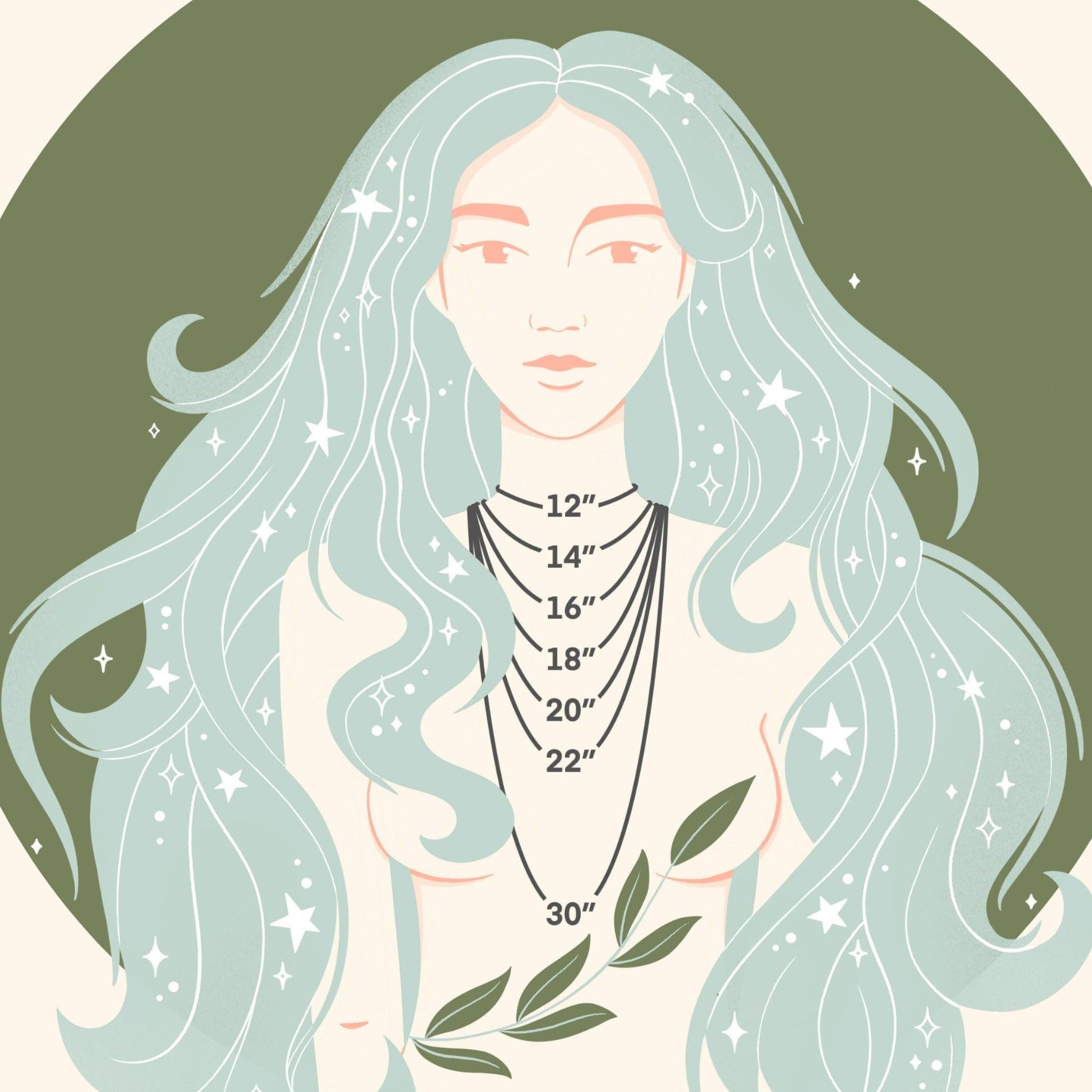 Necklace Length - Luna Tide Jewellery