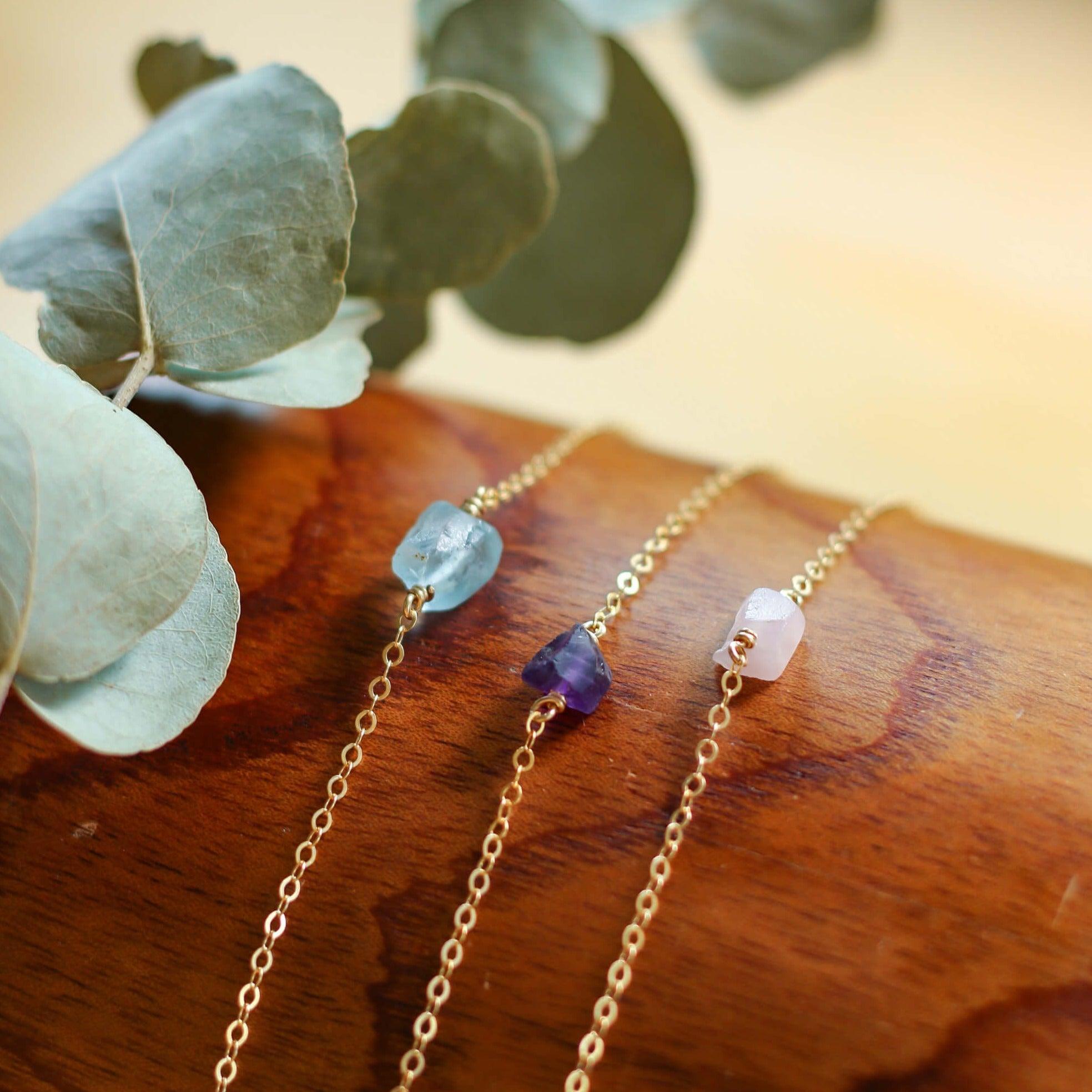 Raw Bracelet - 14K Gold Fill - Luna Tide Handmade Jewellery