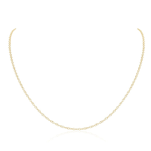 Simple Chain Necklace - 14K Gold Fill - Luna Tide Handmade Jewellery