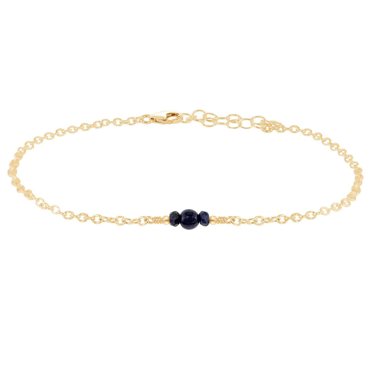 Sapphire anklet discount