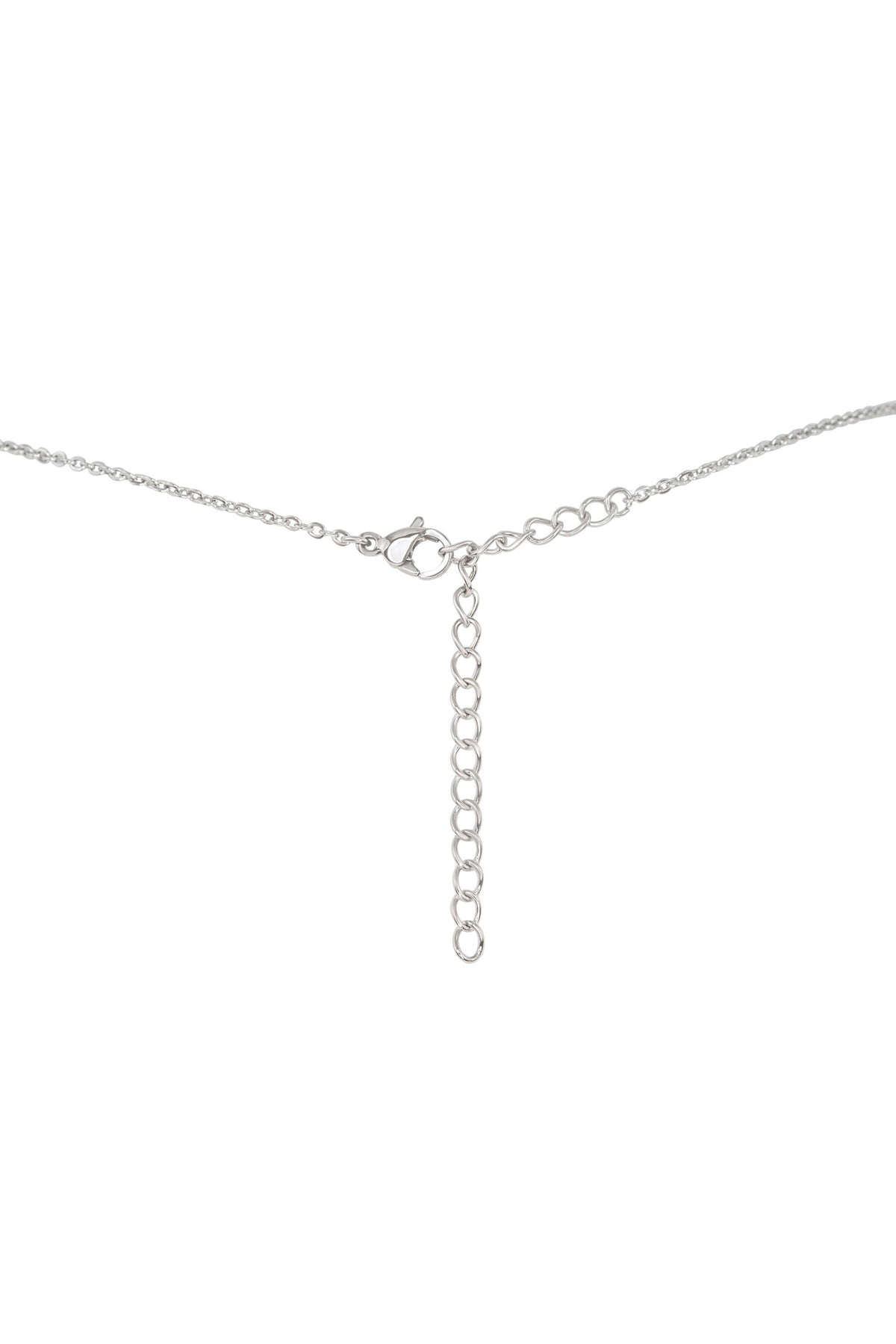 Raw Crystal Pendant Choker - Citrine - Stainless Steel - Luna Tide Handmade Jewellery